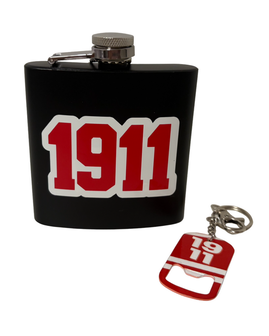 Flasks and Bottle Opener Keychain Set | D9 Edition