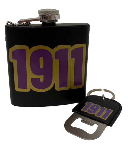 Flasks and Bottle Opener Keychain Set | D9 Edition