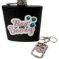 Flasks and Bottle Opener Keychain Set