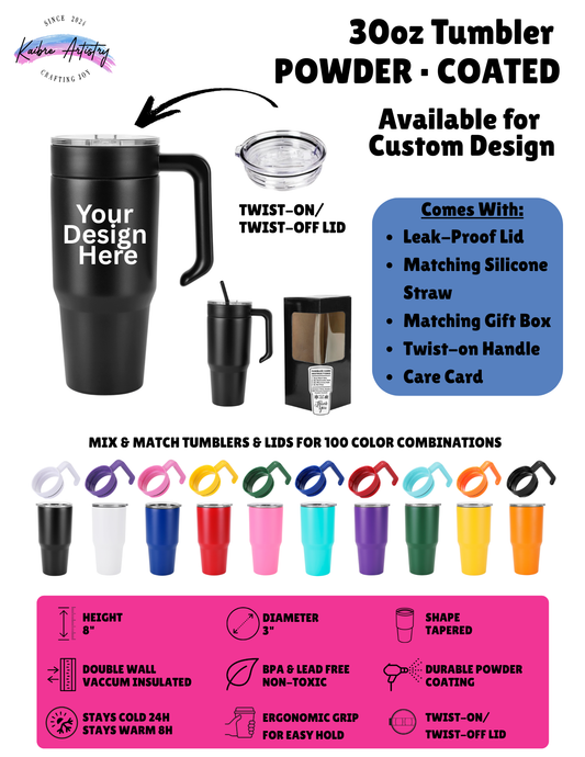 Custom 30oz. Tumbler