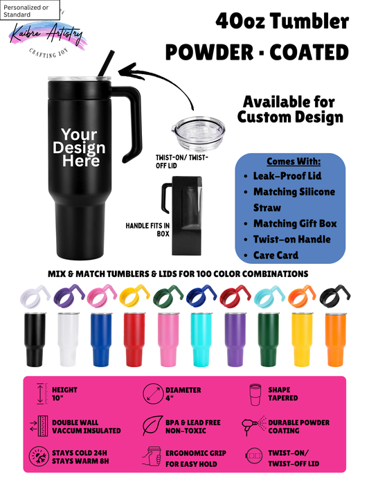 Custom 40oz. Tumbler