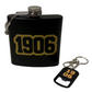 Flasks and Bottle Opener Keychain Set | D9 Edition