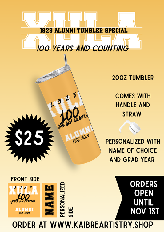 1925 XULA Alumni Tumbler 20oz