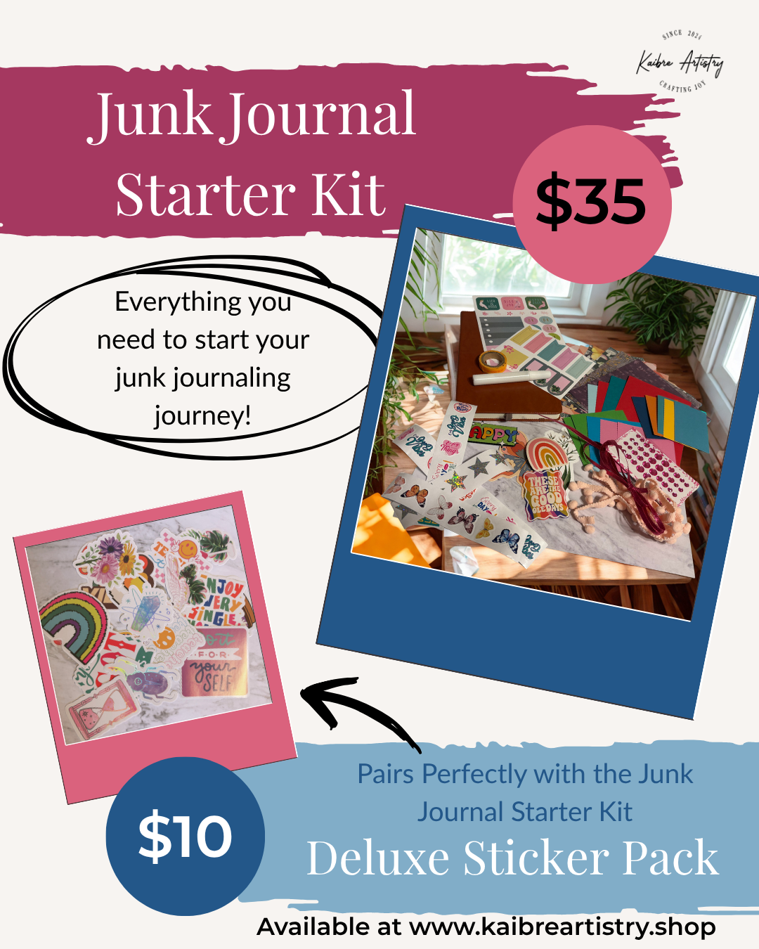 Spring Sale - Junk Journal Starter Kit