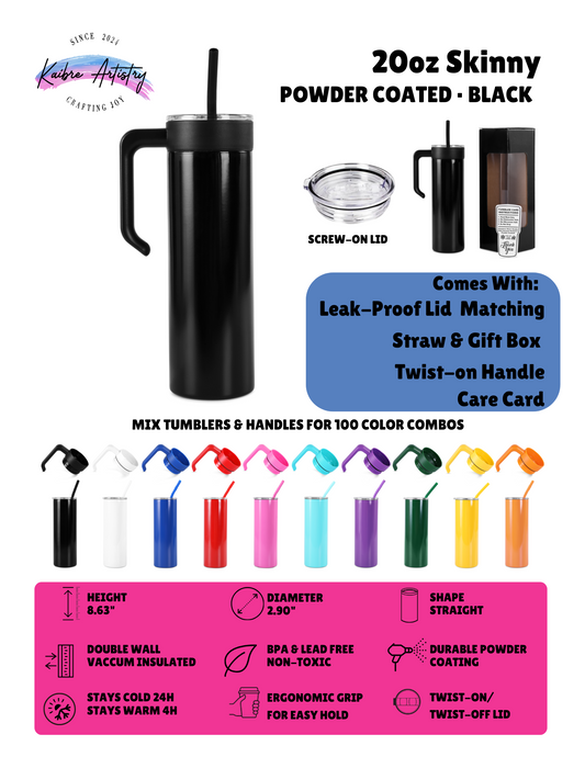 Custom 20 oz Skinny Tumbler